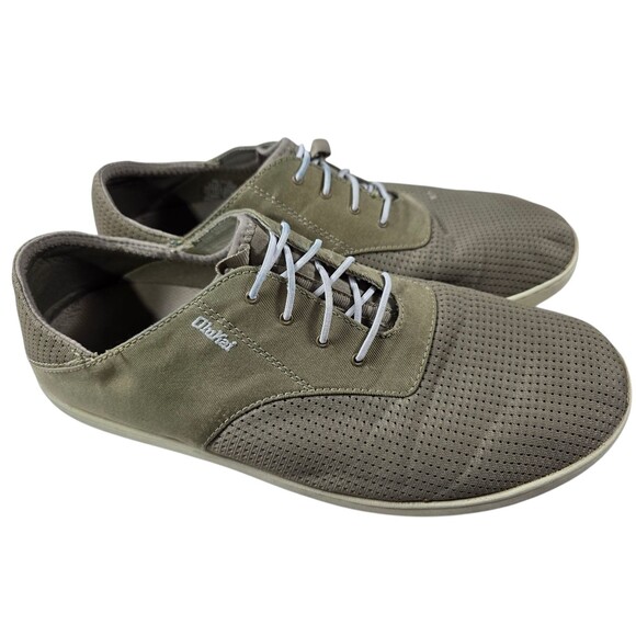Olukai Nohea Moku Mens Sz 13 Gray Slip On Mesh Dock Beach‎ Casual Sneakers Shoes main image 5